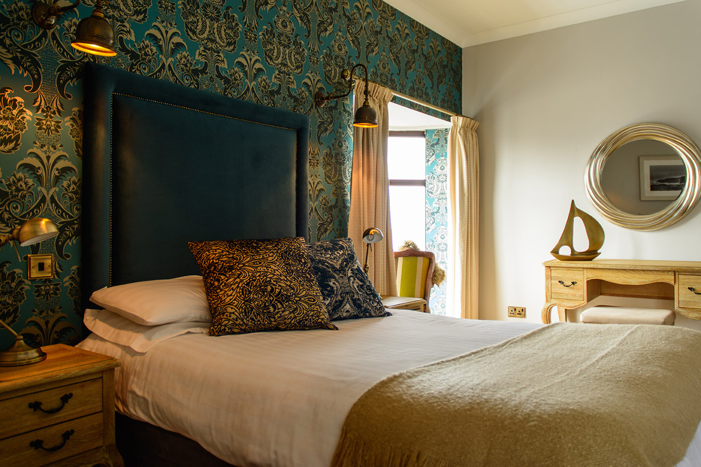 The Bayview Boutique Hotel, Kilkee. Design by Tess Stanford Interior Architects 